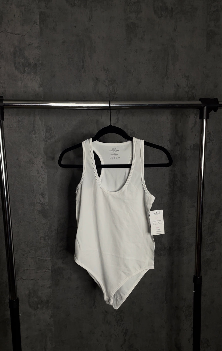 XO Basic Bodysuit -White