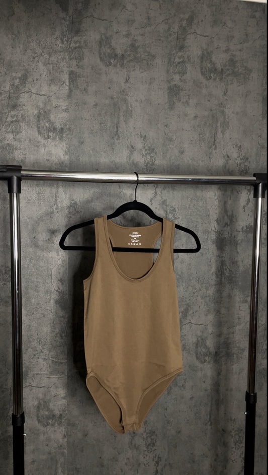 XO Basic Bodysuit -Mocha