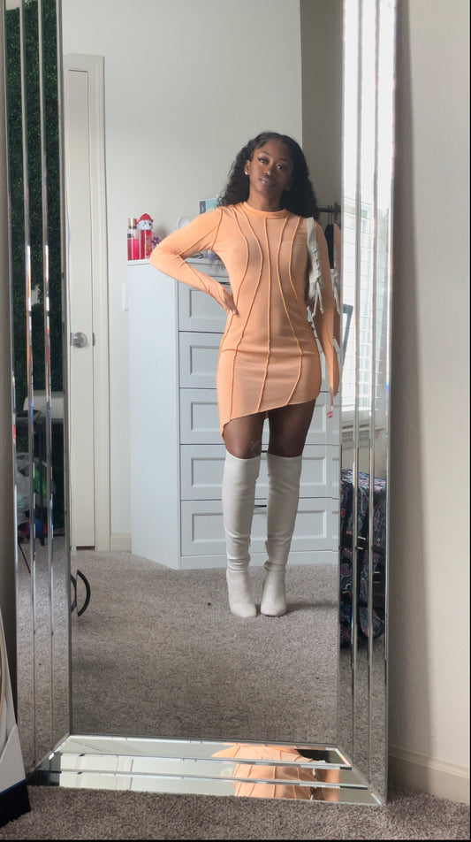 Alisa Dress |Orange